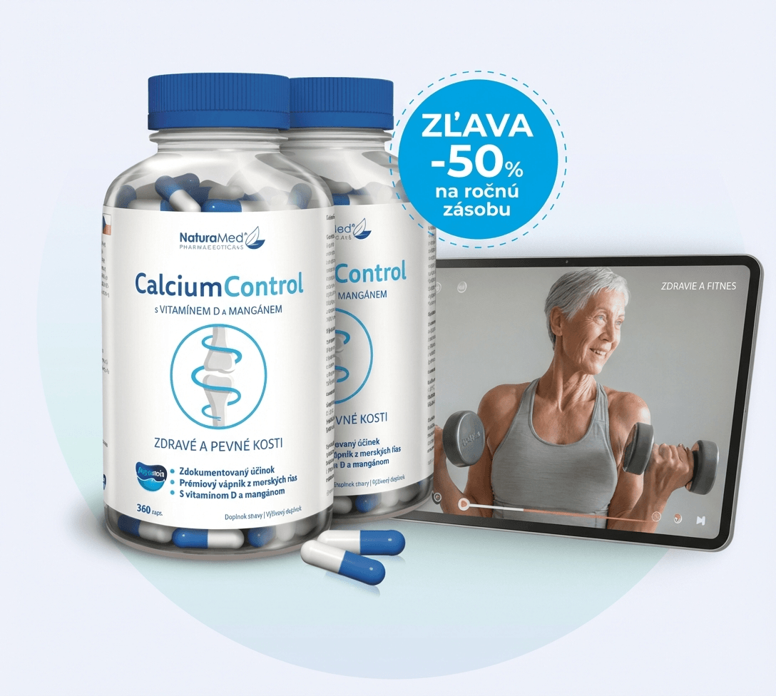 Balenie CalciumControl s vitamínom D a mangánom